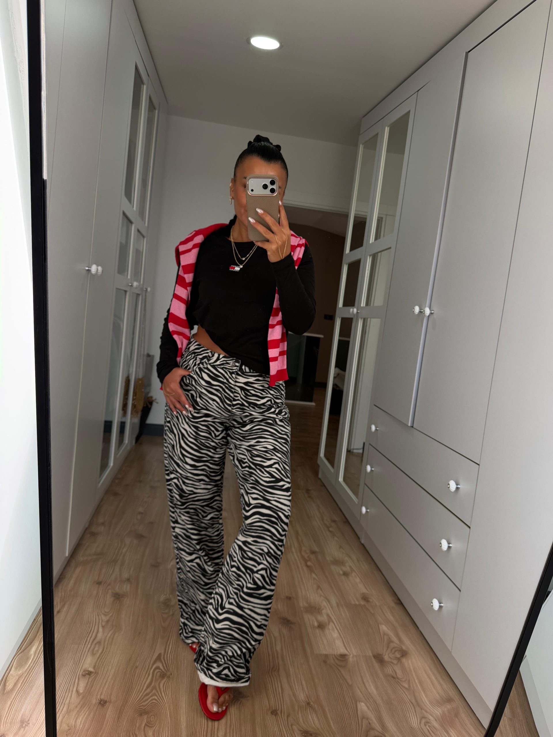 Zebra Desen Pantolon